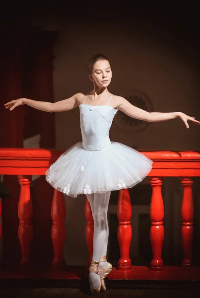 Unga vackra ballerina — Stockfoto