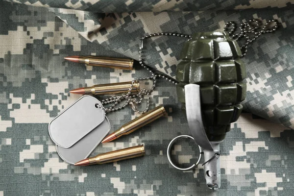 Katonai álcázás ruházati készüléket — Stock Fotó