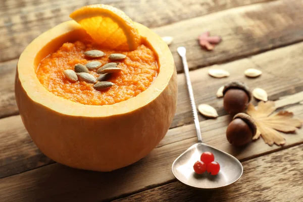 Sweet pumpkin smoothie — Stock Photo, Image