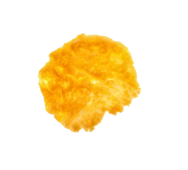 Corn flake op wit — Stockfoto