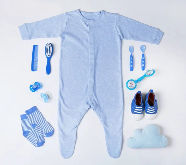 Babybekleidung und Accessoires — Stockfoto