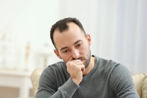 Knappe depressieve man — Stockfoto