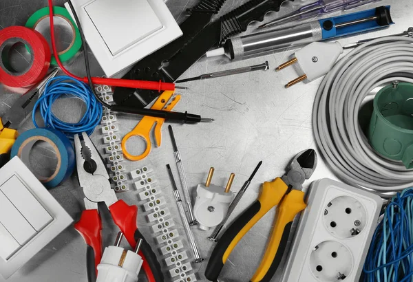 Deliciosas herramientas de electricista — Foto de Stock