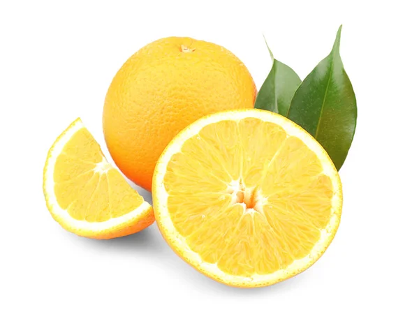 Vers gesneden sinaasappelen — Stockfoto