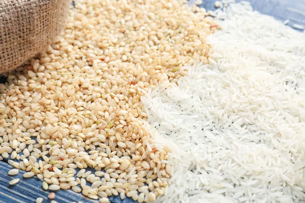 Different kinds of rice — Stock Photo, Image