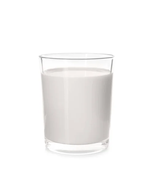 Vaso lleno de leche —  Fotos de Stock