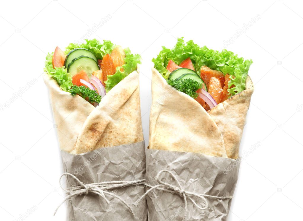 Delicious kebab sandwiches