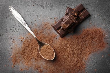 Çikolata kakao tozu ile 