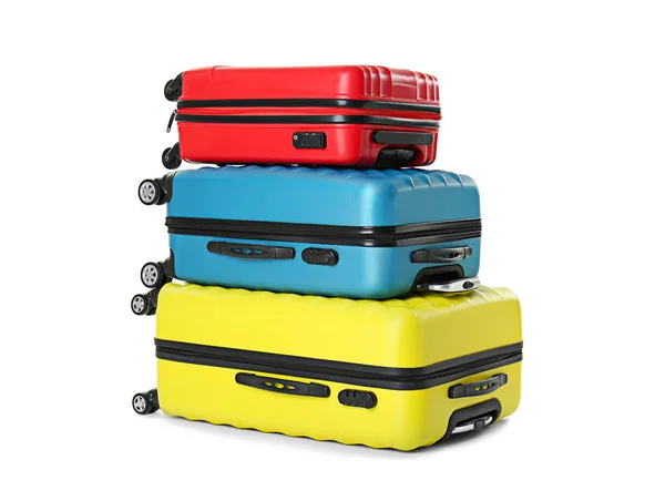 Färgglada traveler väskor — Stockfoto