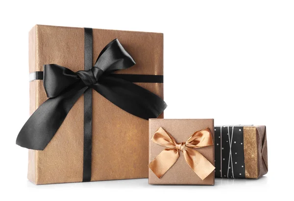 Stilvolle Geschenkboxen — Stockfoto