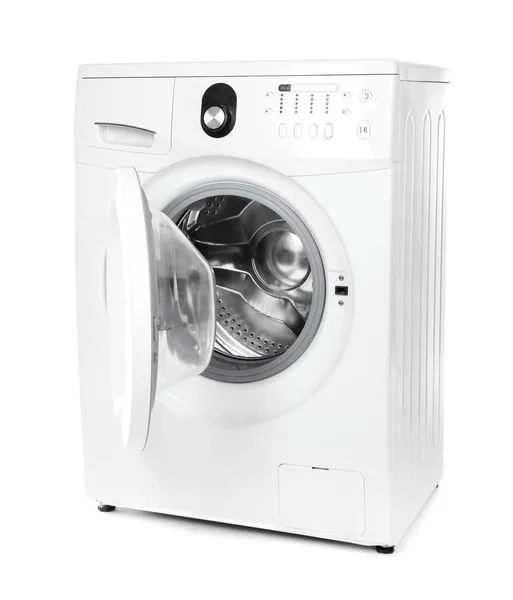 Waschmaschine auf weiß — Stockfoto