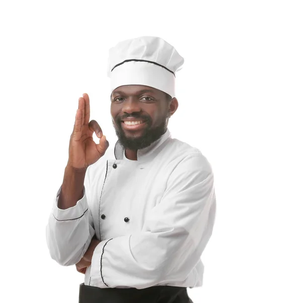 African American chef — Stock Photo, Image
