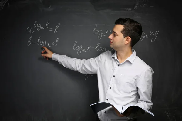 Handsome young teacher — Stock Photo, Image