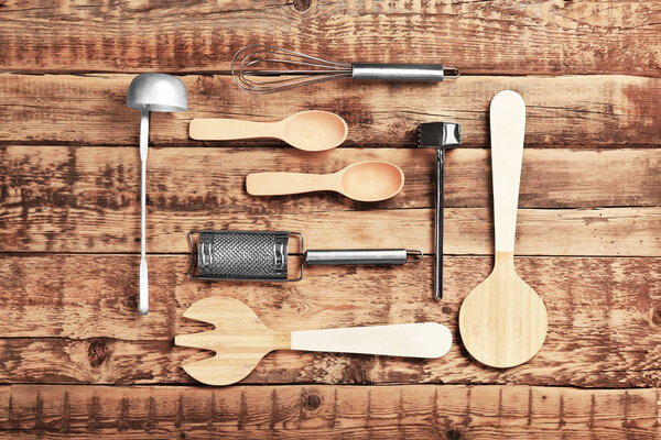 Set of different kitchen tools 