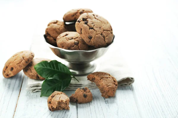 Bowl with delicious cookies — Stock Photo, Image