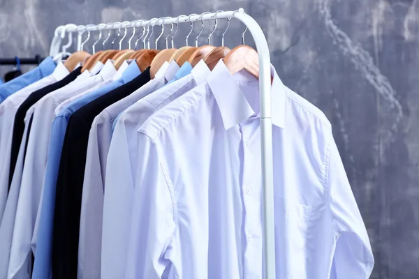 Rack of clean clothes — Stock Photo, Image