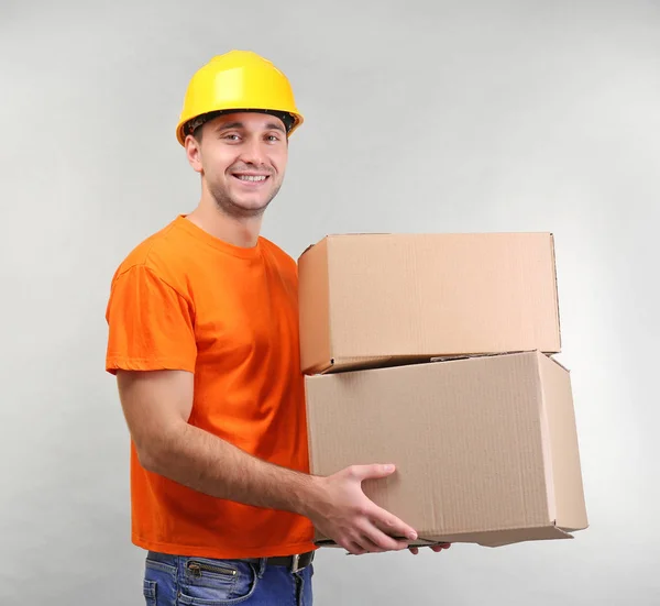 Handsome warehouse worker — Stock Photo, Image