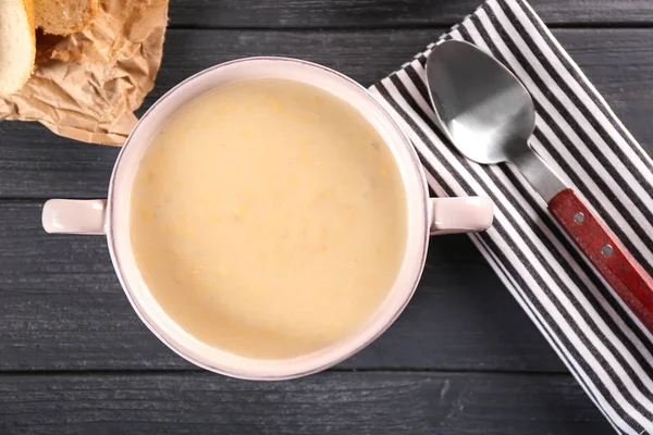 Delicious cream soup — Stock Photo, Image