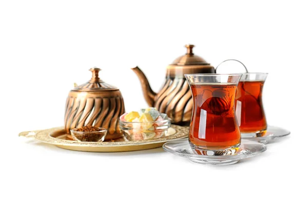 Té turco tradicional — Foto de Stock