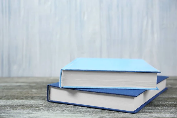 Blue Books stacked — Stock Photo, Image