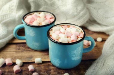 Lezzetli sıcak kakao ve hatmi 