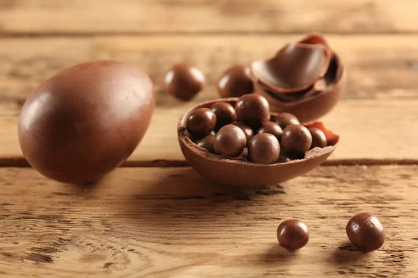 Choklad påskägg — Stockfoto