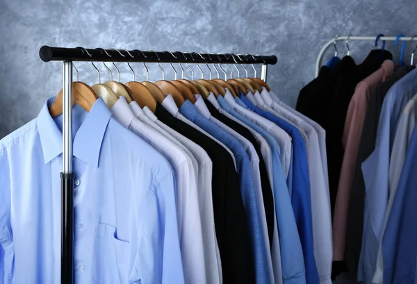 Rack of clean clothes — Stock Photo, Image