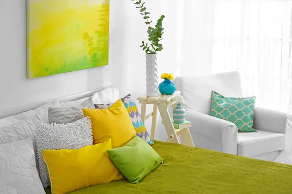 Interior of modern bedroom — Stock Photo, Image