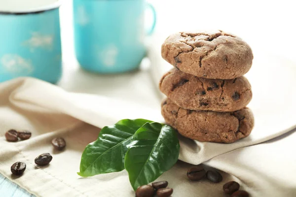 Leckere Kaffeeplätzchen — Stockfoto