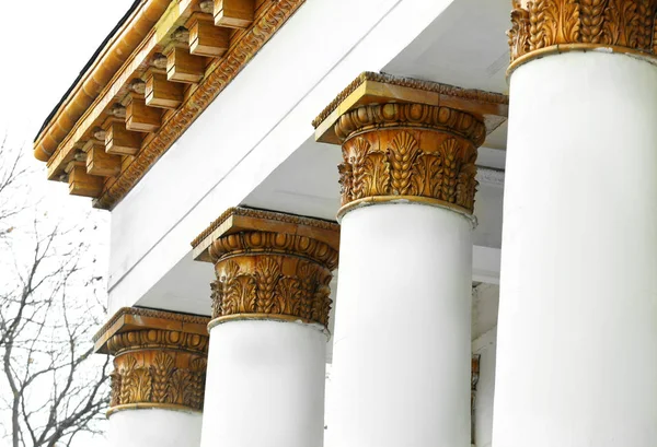 Building with columns in neoclassical style — Stock Photo, Image