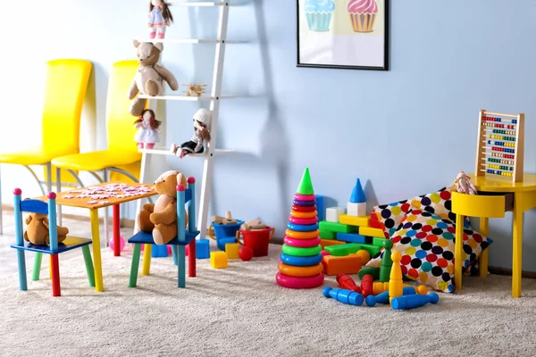 Vivid kids room view — Stock Photo, Image