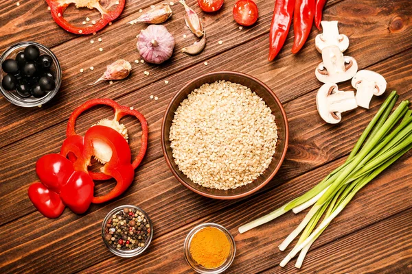 Arroz y otros productos — Foto de Stock