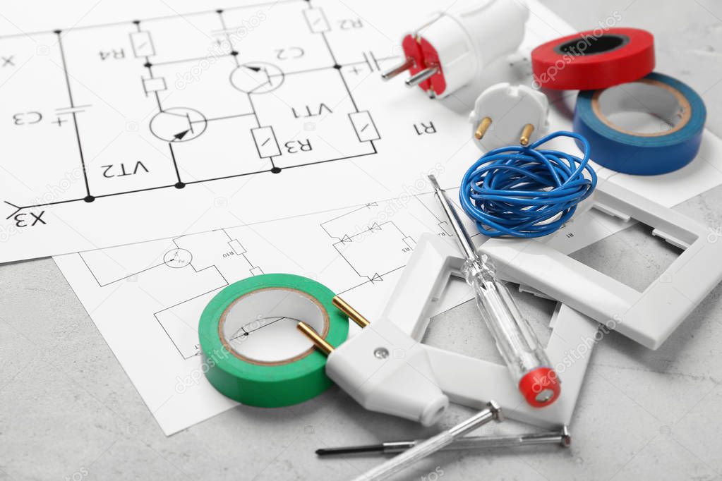 Electrician tools and schemes
