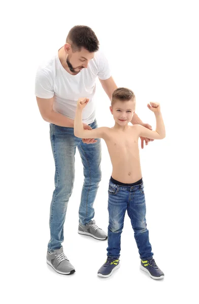 Handsome man with son — Stock Photo, Image