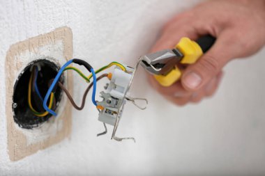 Elektrikçi yükleme soket