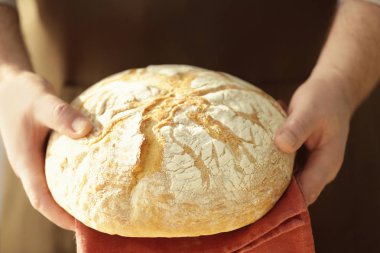 Ekmek ile erkek Şef