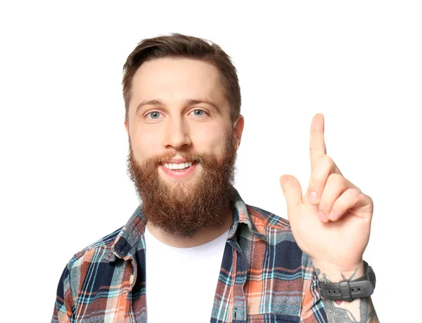 Handsome bearded man — Stock Photo, Image