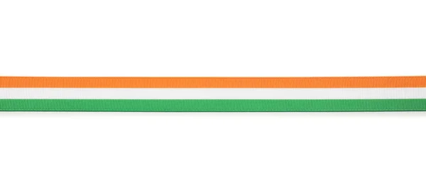 Ribbon in colors of Indian flag — Stock Photo, Image