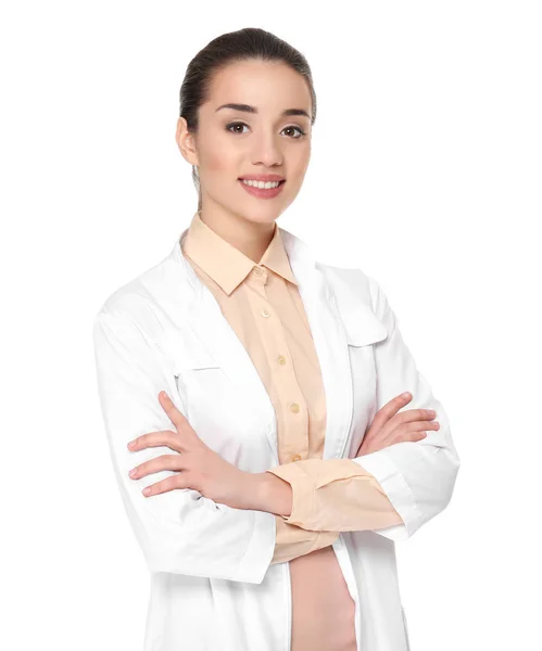 Jeune femme pharmacienne — Photo