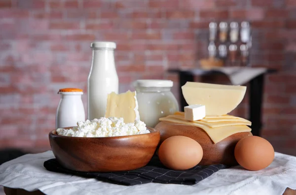 Different dairy products — Stock Photo, Image
