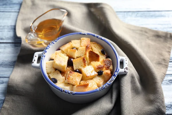 Delizioso budino di pane — Foto Stock