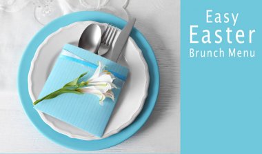 Metin kolay Paskalya Brunch menüsü 