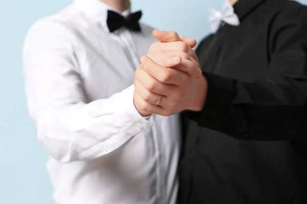 Gelukkig gay paar — Stockfoto