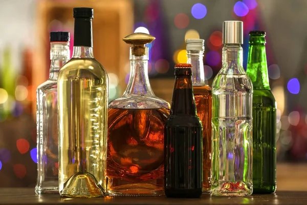 Farklı alkol içecekler — Stok fotoğraf