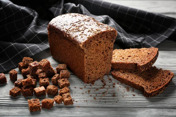 Baked Dark bread — Stock Photo, Image