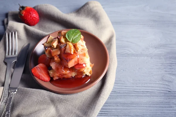 Delicious bread pudding — Stock Photo, Image