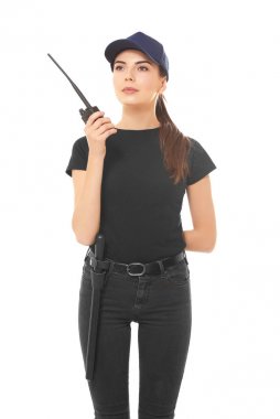 Güvenlik Tekdüzen kadında