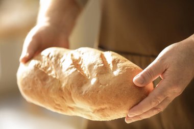 Ekmek ile erkek Şef