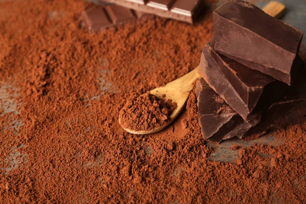 Lahodné hořké čokolády — Stock fotografie