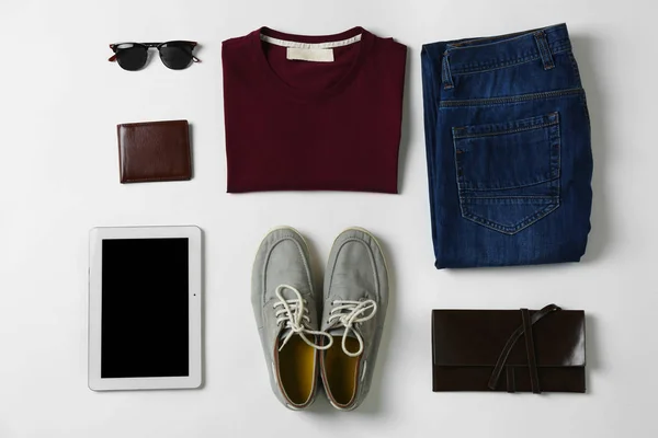 Set of clothes and accessories — Stock Photo, Image